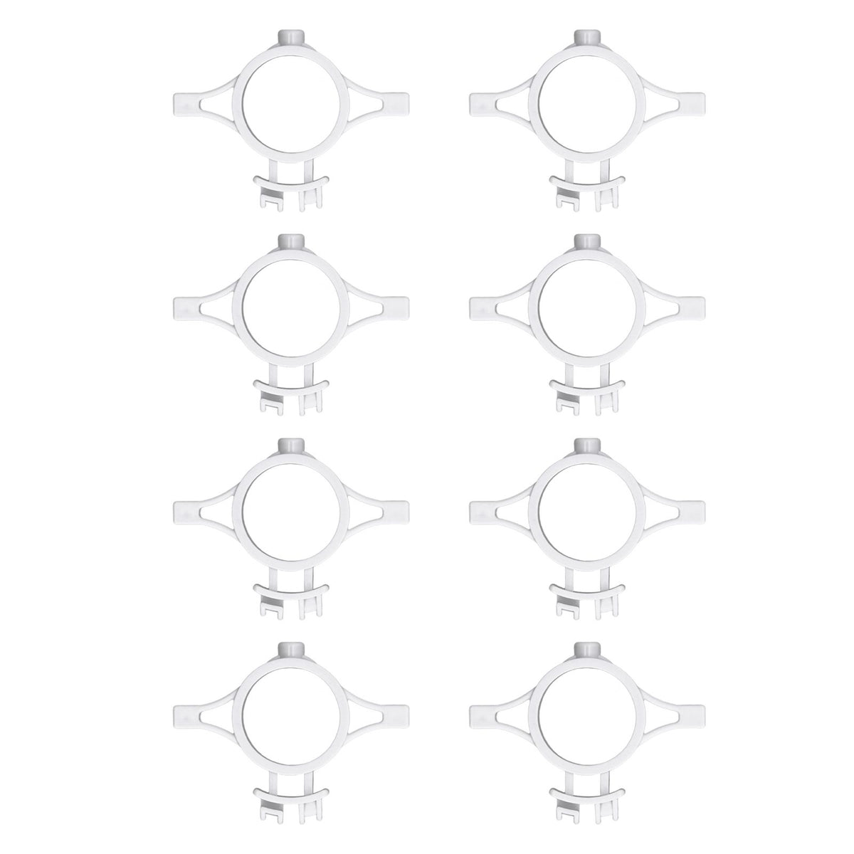 50pcs Electric Fence Insulators Pulse Electric Fence Terminal Rod Insulators with 3.2cm Hole for Farm Gray