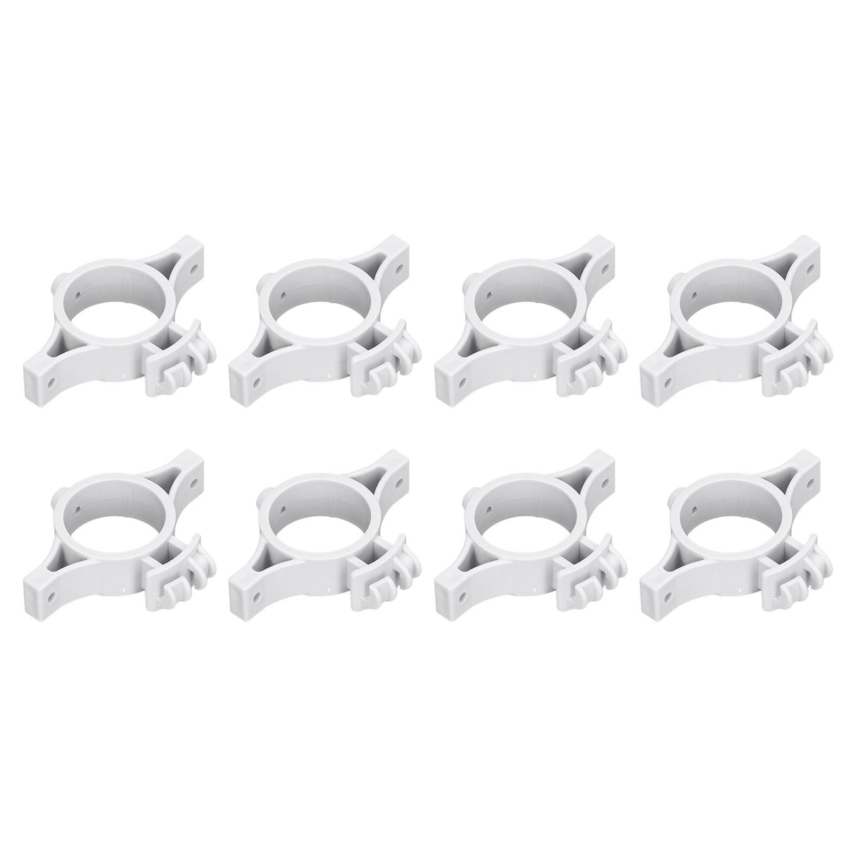 50pcs Electric Fence Insulators Pulse Electric Fence Terminal Rod Insulators with 3.2cm Hole for Farm Gray