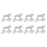 50pcs Electric Fence Insulators Pulse Electric Fence Terminal Rod Insulators with 3.2cm Hole for Farm Gray