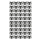 50Pcs Electric Fence Wire Tightener Portable Garden Electronic Fence Alloy Wire Tensioner Black