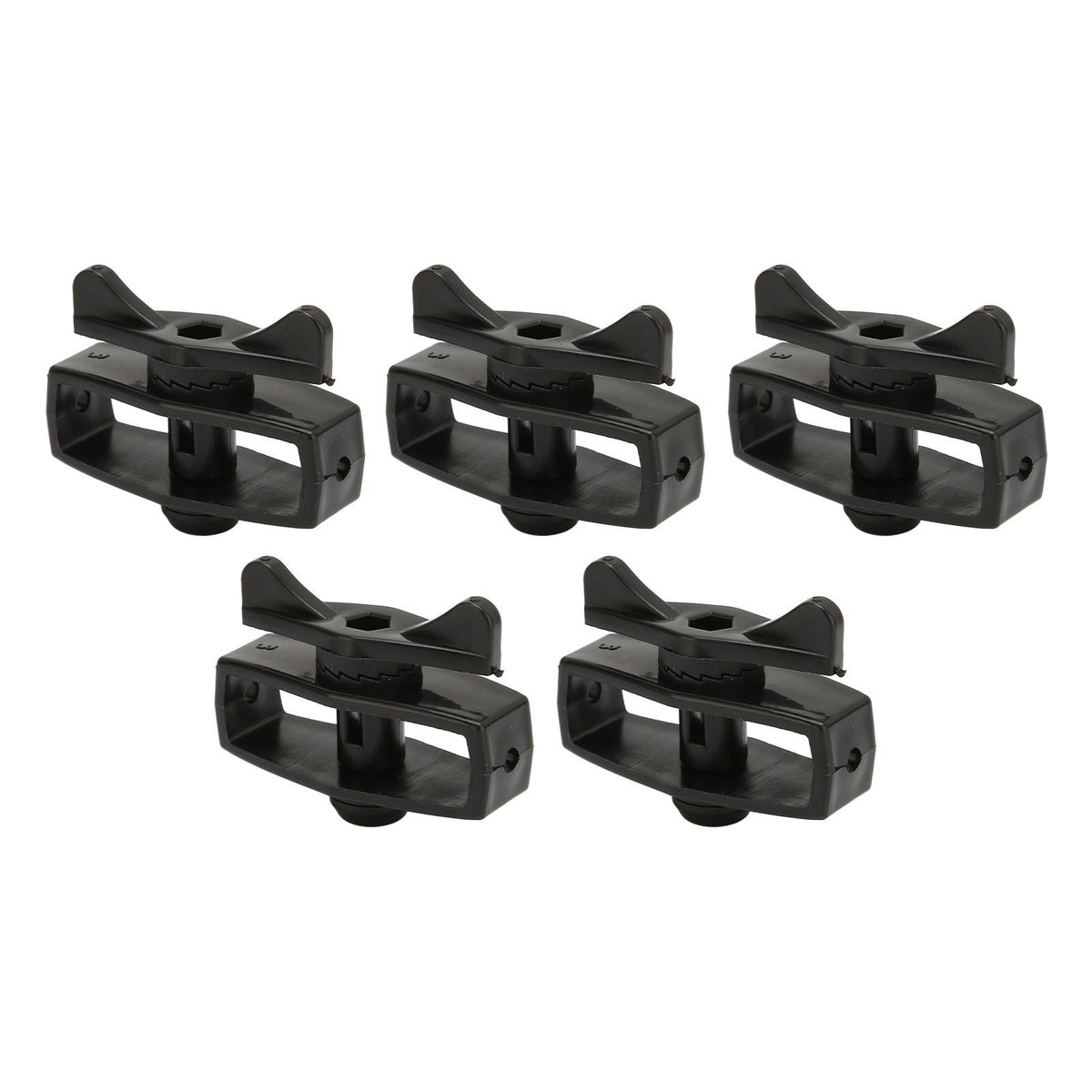 50Pcs Electric Fence Wire Tightener Portable Garden Electronic Fence Alloy Wire Tensioner Black