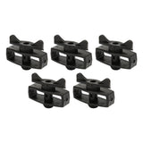 50Pcs Electric Fence Wire Tightener Portable Garden Electronic Fence Alloy Wire Tensioner Black