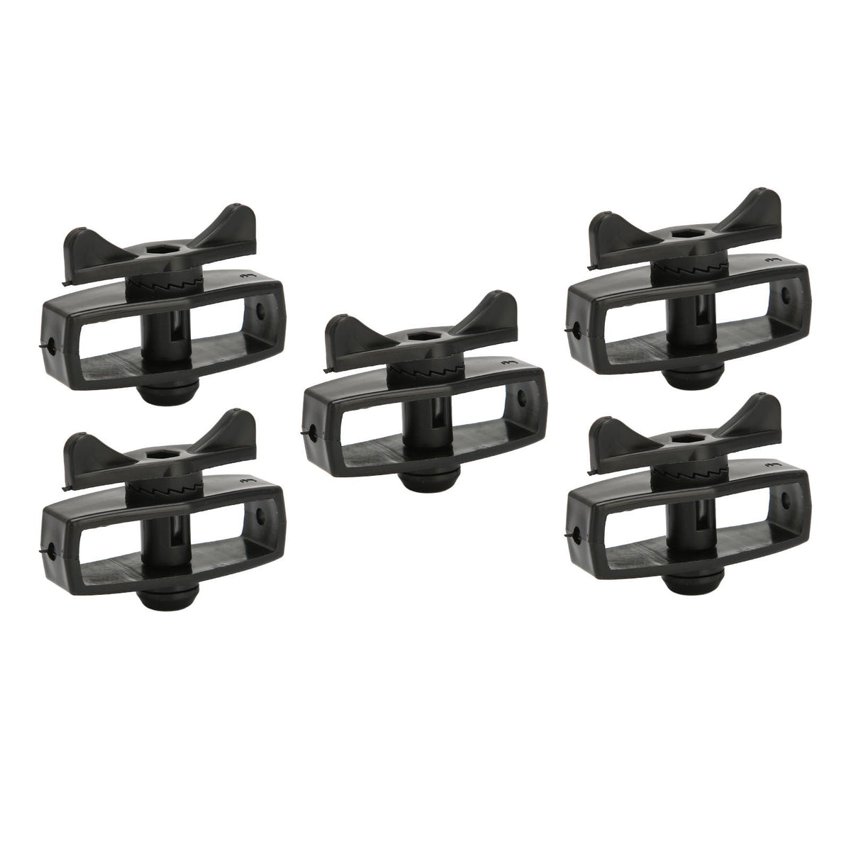 50Pcs Electric Fence Wire Tightener Portable Garden Electronic Fence Alloy Wire Tensioner Black