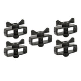 50Pcs Electric Fence Wire Tightener Portable Garden Electronic Fence Alloy Wire Tensioner Black - Side View