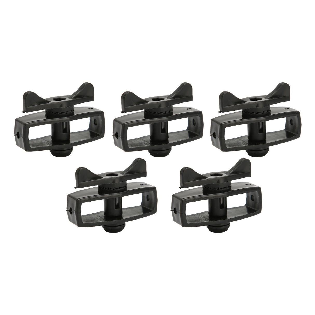 50Pcs Electric Fence Wire Tightener Portable Garden Electronic Fence Alloy Wire Tensioner Black