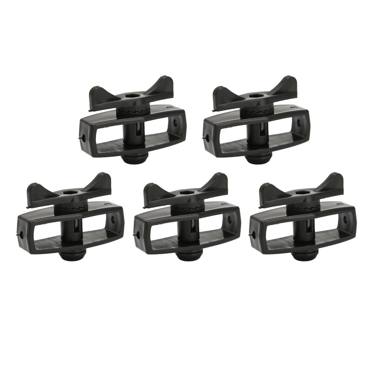 50Pcs Electric Fence Wire Tightener Portable Garden Electronic Fence Alloy Wire Tensioner Black