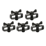 50Pcs Electric Fence Wire Tightener Portable Garden Electronic Fence Alloy Wire Tensioner Black