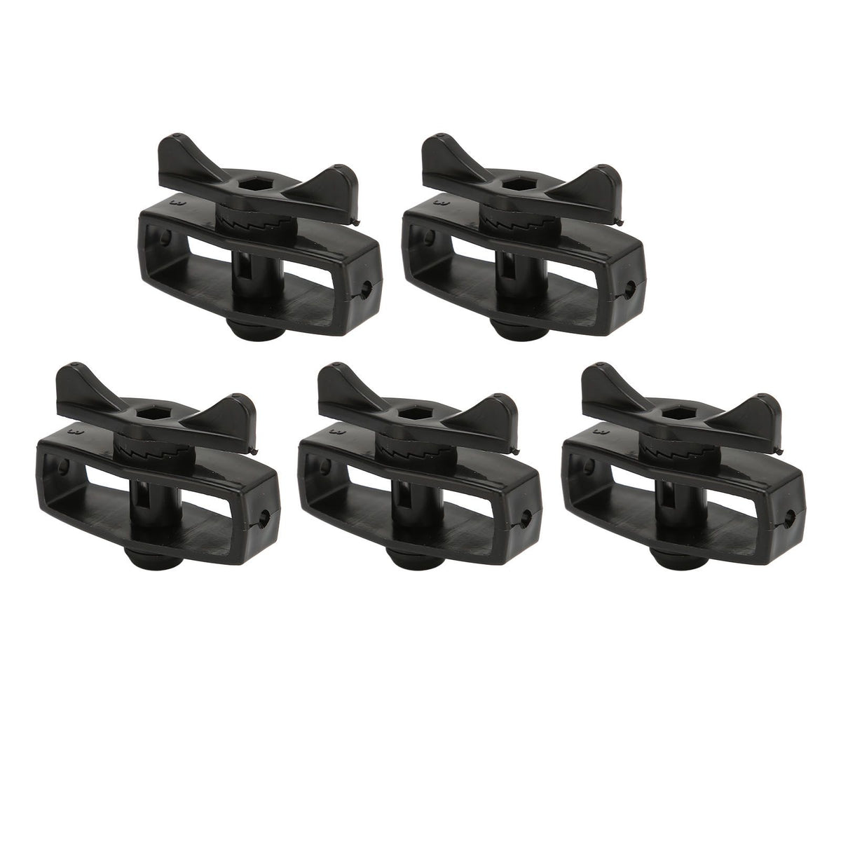 50Pcs Electric Fence Wire Tightener Portable Garden Electronic Fence Alloy Wire Tensioner Black