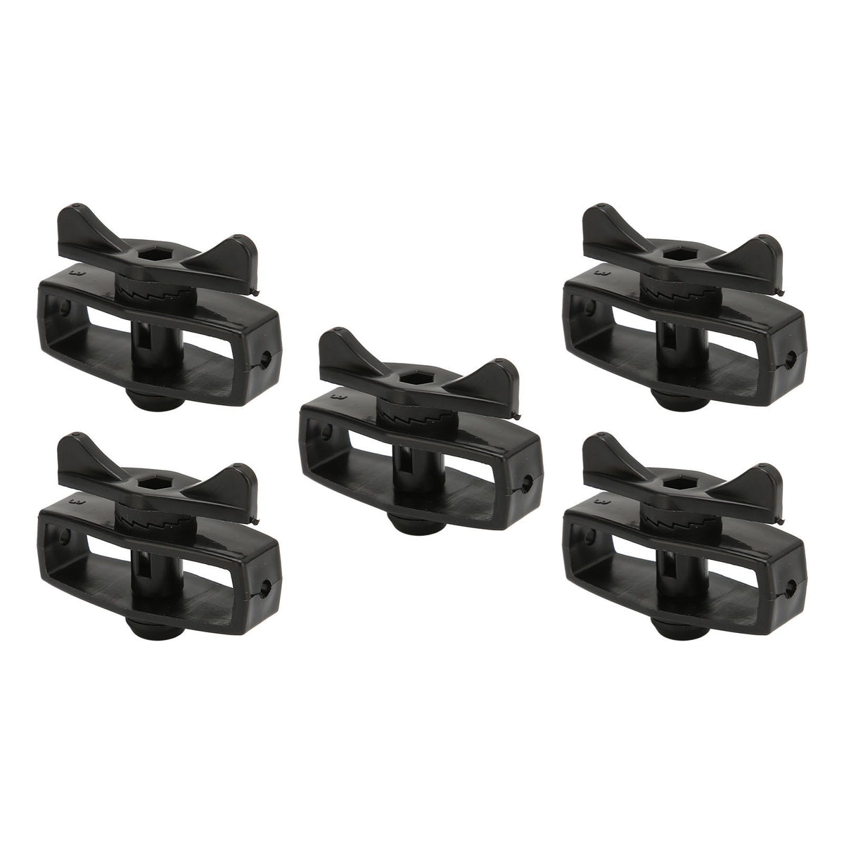 50Pcs Electric Fence Wire Tightener Portable Garden Electronic Fence Alloy Wire Tensioner Black