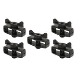 50Pcs Electric Fence Wire Tightener Portable Garden Electronic Fence Alloy Wire Tensioner Black