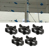 50Pcs Electric Fence Wire Tightener Portable Garden Electronic Fence Alloy Wire Tensioner Black - Extra Image