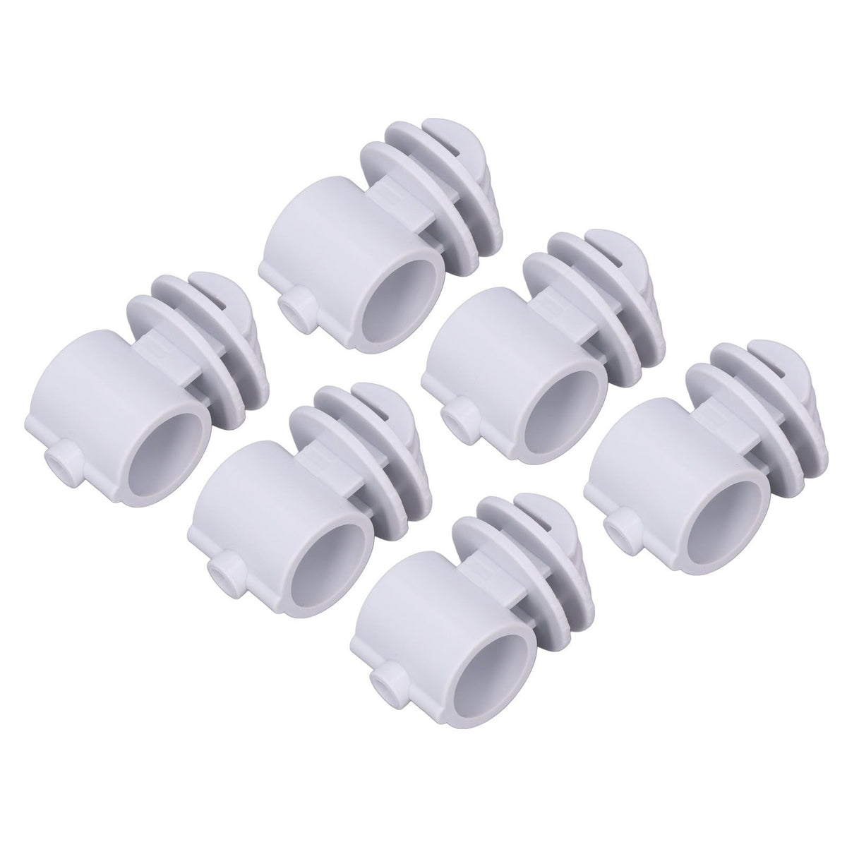 50 Pcs/set 2.1CM Insulator Screws Pulse Grid System Accessories for Electronic Fence Bearing Rod Gray