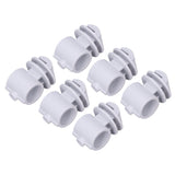 50 Pcs/set 2.1CM Insulator Screws Pulse Grid System Accessories for Electronic Fence Bearing Rod Gray - Front View