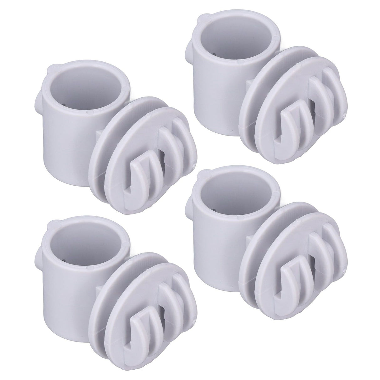 50 Pcs/set 2.1CM Insulator Screws Pulse Grid System Accessories for Electronic Fence Bearing Rod Gray