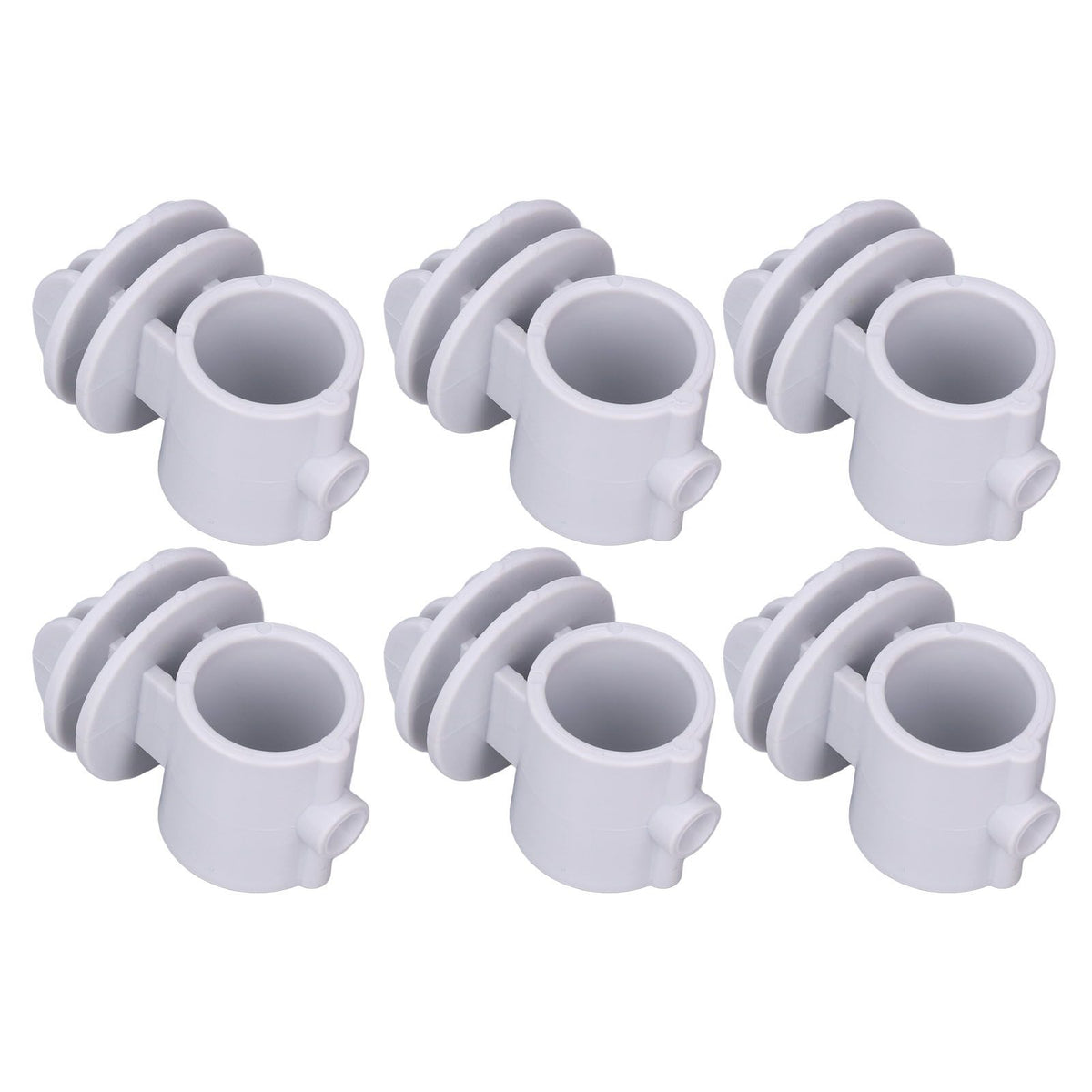 50 Pcs/set 2.1CM Insulator Screws Pulse Grid System Accessories for Electronic Fence Bearing Rod Gray