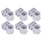 50 Pcs/set 2.1CM Insulator Screws Pulse Grid System Accessories for Electronic Fence Bearing Rod Gray