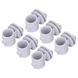 50 Pcs/set 2.1CM Insulator Screws Pulse Grid System Accessories for Electronic Fence Bearing Rod Gray - Close-Up Angle