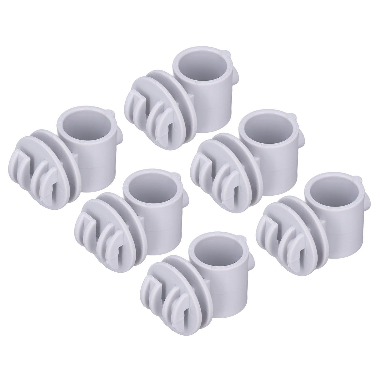 50 Pcs/set 2.1CM Insulator Screws Pulse Grid System Accessories for Electronic Fence Bearing Rod Gray