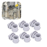 50 Pcs/set 2.1CM Insulator Screws Pulse Grid System Accessories for Electronic Fence Bearing Rod Gray