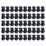 50 Pcs/set 2.1CM Insulator Screws Pulse Grid System Accessories for Electronic Fence Bearing Rod Black