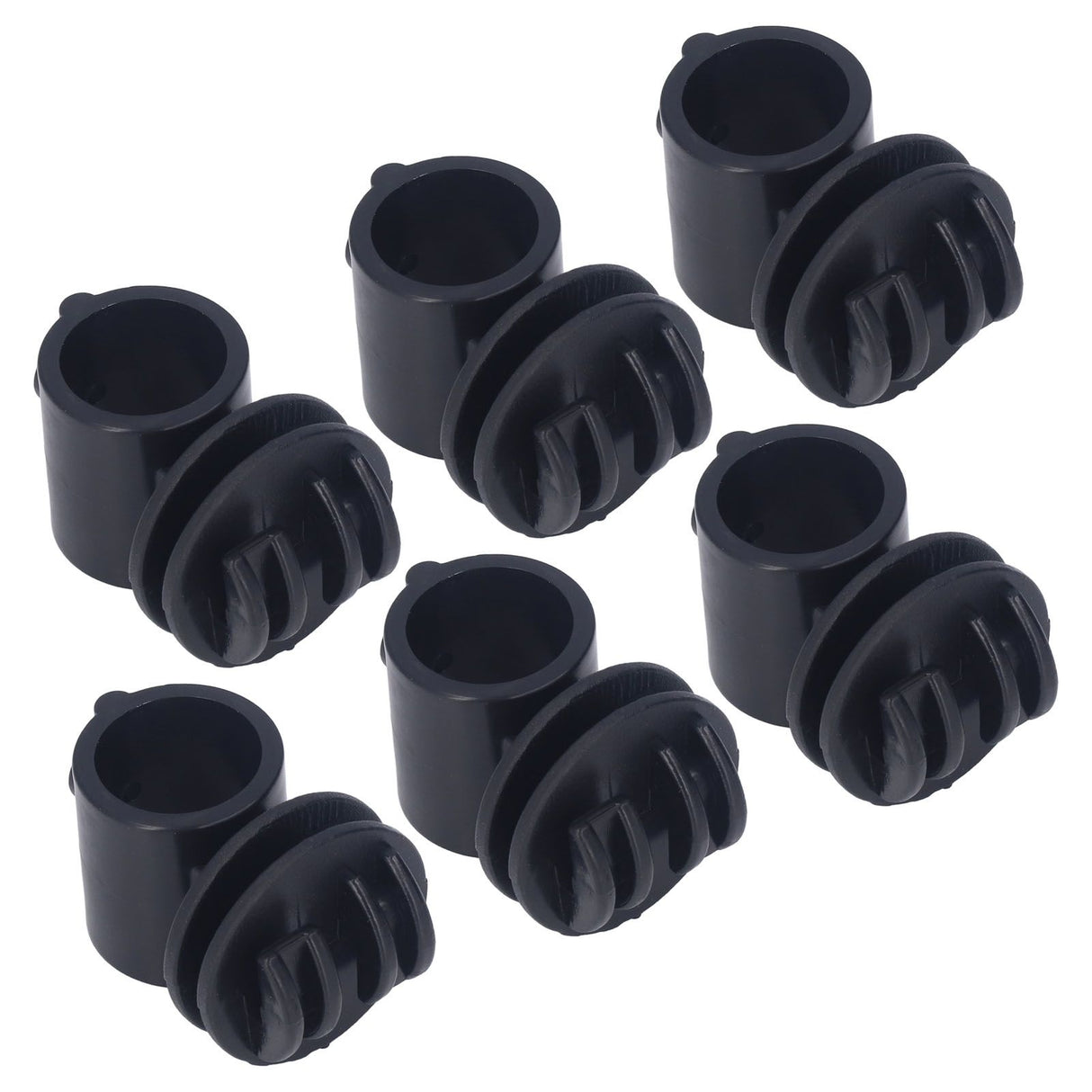 50 Pcs/set 2.1CM Insulator Screws Pulse Grid System Accessories for Electronic Fence Bearing Rod Black