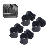 50 Pcs/set 2.1CM Insulator Screws Pulse Grid System Accessories for Electronic Fence Bearing Rod Black