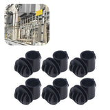 50 Pcs/set 2.1CM Insulator Screws Pulse Grid System Accessories for Electronic Fence Bearing Rod Black - Extra Image