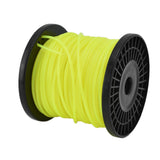 String Trimmer Line 3.0mm Round Yellow Trimmer Line Professional Weedeater Line for Most Lawn Mowers for Heavy Cutting 50m/164.0ft - Front View