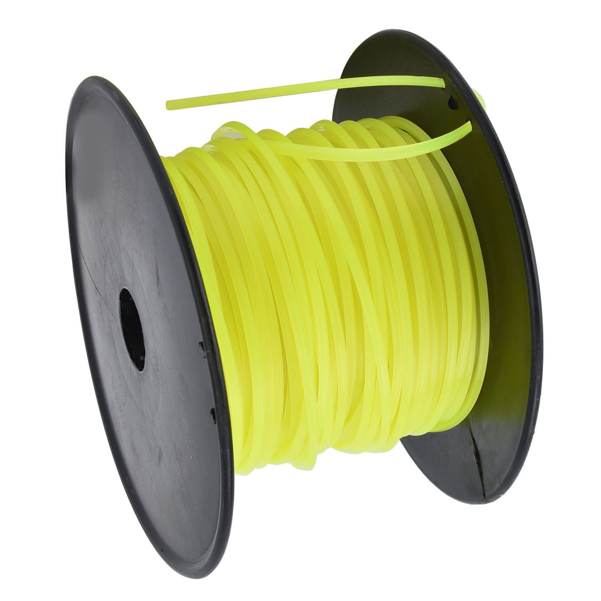 3mm String Trimmer Line Quadrate Grass Trimmer Line Lawn Mower Line for Husqvarna Yellow 50m / 164.0ft