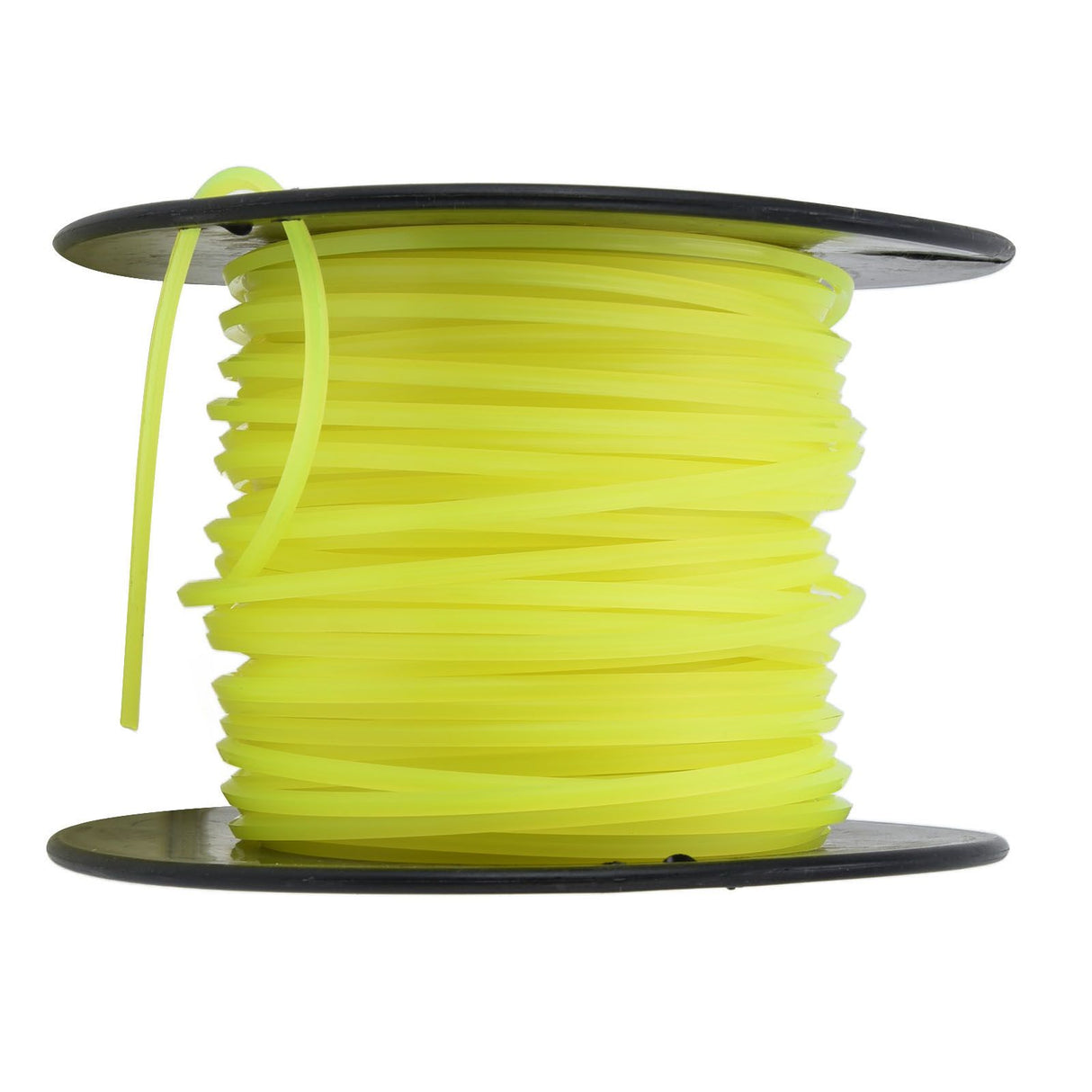 3mm String Trimmer Line Quadrate Grass Trimmer Line Lawn Mower Line for Husqvarna Yellow 50m / 164.0ft