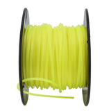 3mm String Trimmer Line Quadrate Grass Trimmer Line Lawn Mower Line for Husqvarna Yellow 50m / 164.0ft - Low Angle