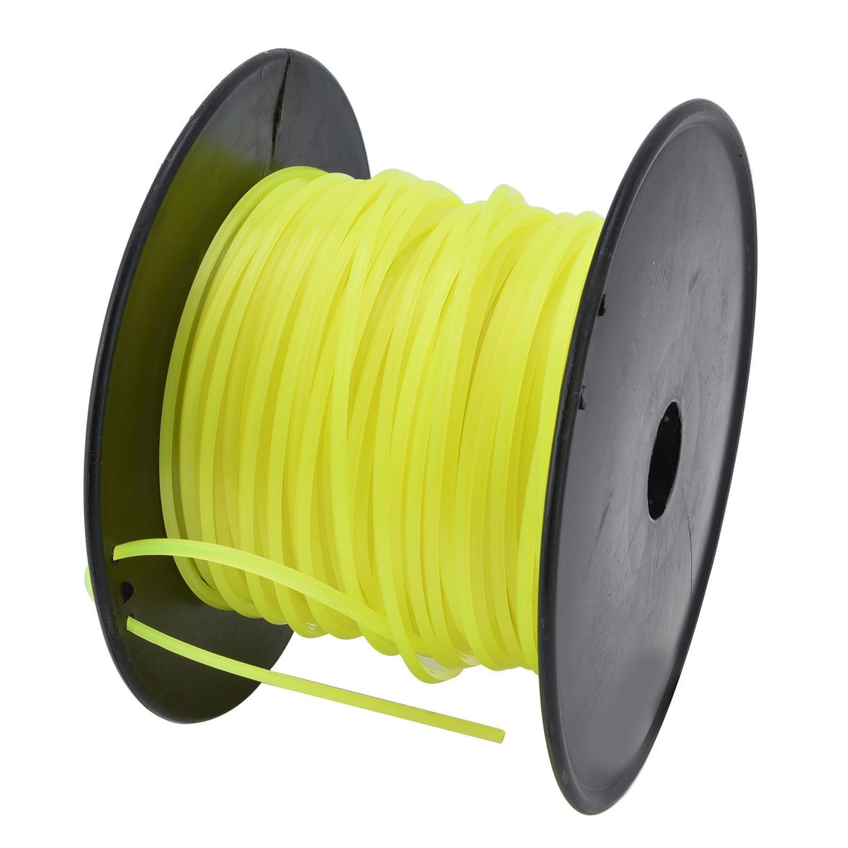 3mm String Trimmer Line Quadrate Grass Trimmer Line Lawn Mower Line for Husqvarna Yellow 50m / 164.0ft