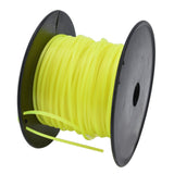 3mm String Trimmer Line Quadrate Grass Trimmer Line Lawn Mower Line for Husqvarna Yellow 50m / 164.0ft