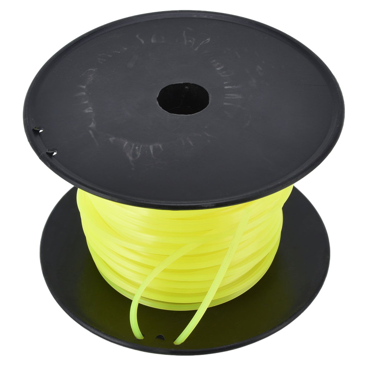 3mm String Trimmer Line Quadrate Grass Trimmer Line Lawn Mower Line for Husqvarna Yellow 50m / 164.0ft