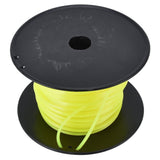 3mm String Trimmer Line Quadrate Grass Trimmer Line Lawn Mower Line for Husqvarna Yellow 50m / 164.0ft