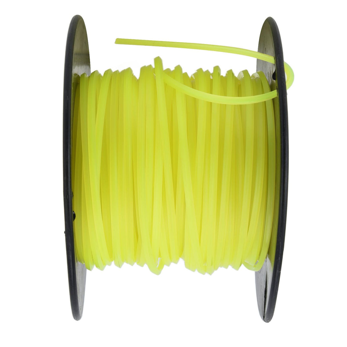 3mm String Trimmer Line Quadrate Grass Trimmer Line Lawn Mower Line for Husqvarna Yellow 50m / 164.0ft