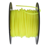 3mm String Trimmer Line Quadrate Grass Trimmer Line Lawn Mower Line for Husqvarna Yellow 50m / 164.0ft