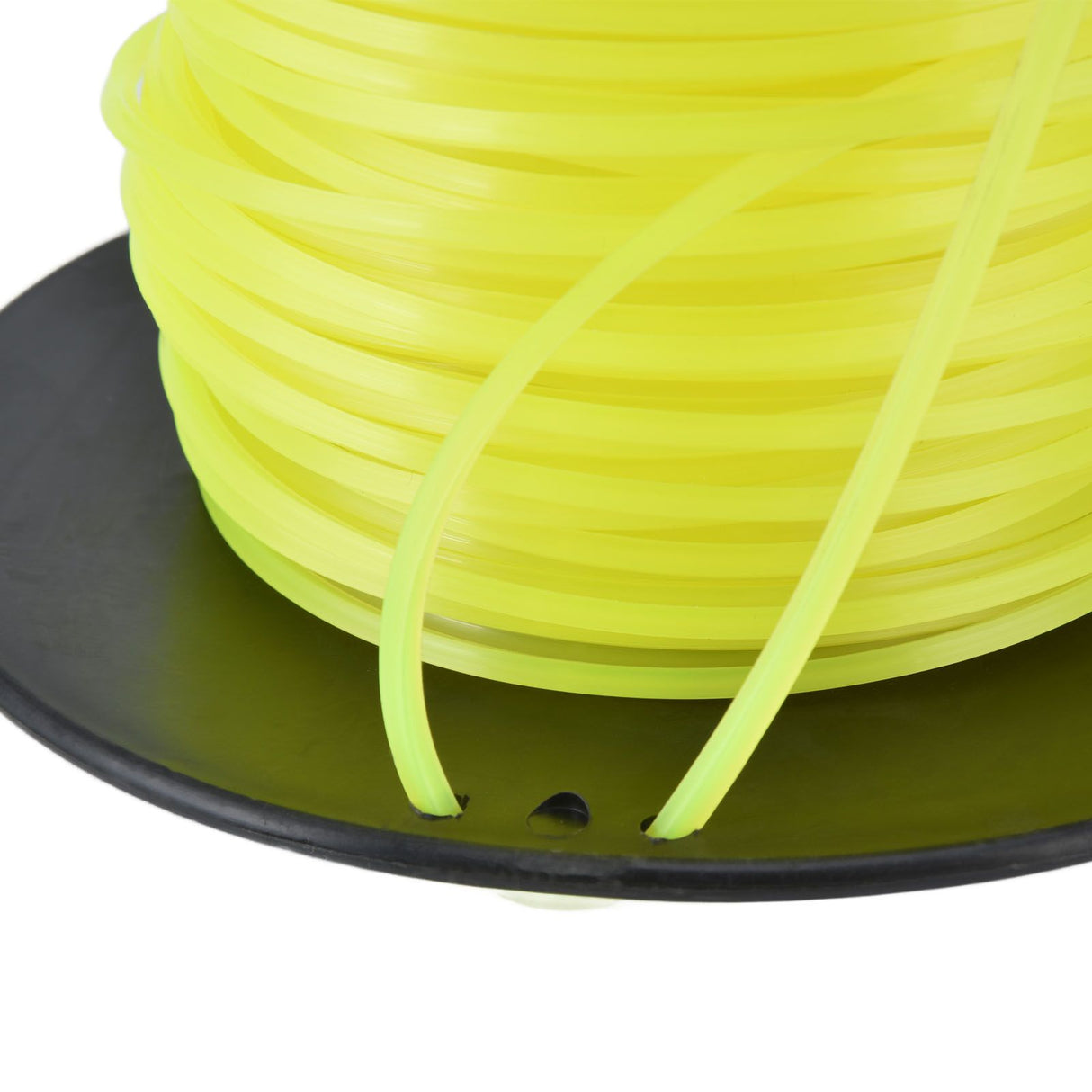 3mm String Trimmer Line Quadrate Grass Trimmer Line Lawn Mower Line for Husqvarna Yellow 50m / 164.0ft