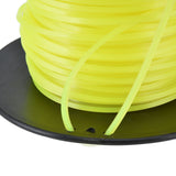 3mm String Trimmer Line Quadrate Grass Trimmer Line Lawn Mower Line for Husqvarna Yellow 50m / 164.0ft