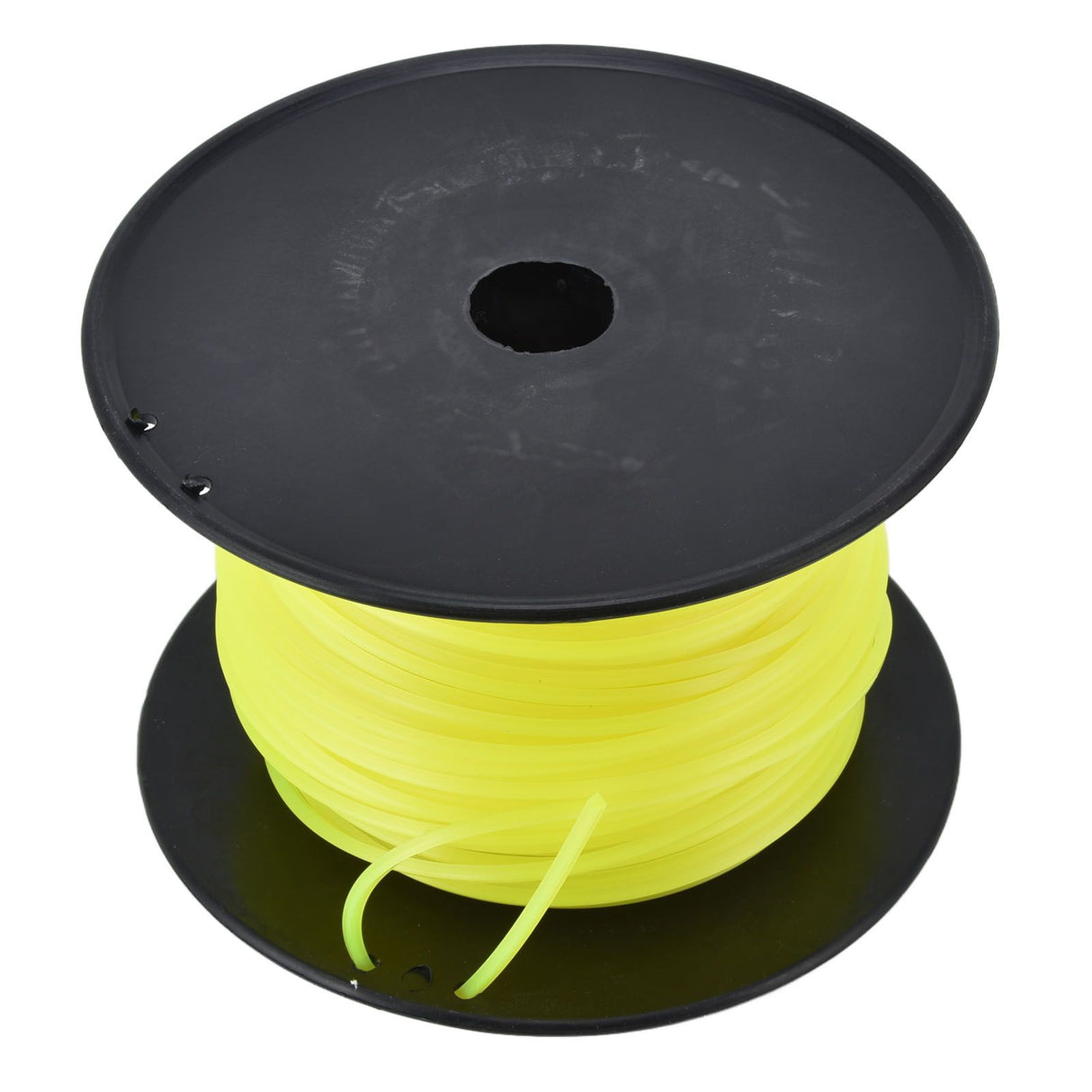 3mm String Trimmer Line Quadrate Grass Trimmer Line Lawn Mower Line for Husqvarna Yellow 70m / 229.7ft