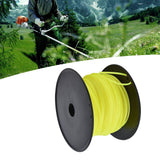 3mm String Trimmer Line Quadrate Grass Trimmer Line Lawn Mower Line for Husqvarna Yellow 70m / 229.7ft