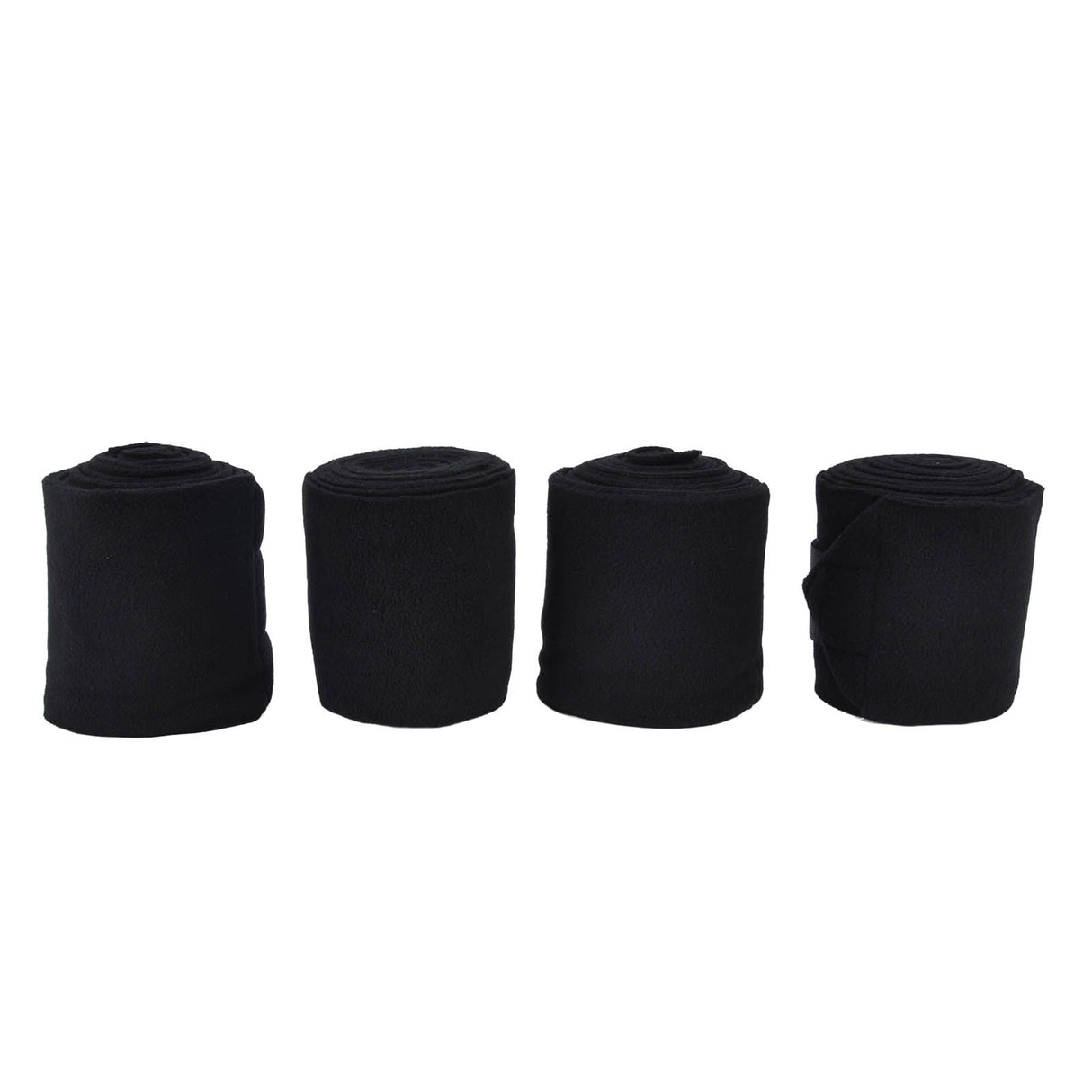 4Pcs Horse Leg Warp Self Adhesive Breathable Wear Resistant Animal Leg Bandage for Cows Horses Black