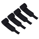 4Pcs Horse Leg Warp Self Adhesive Breathable Wear Resistant Animal Leg Bandage for Cows Horses Black - Extra Image