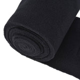 4Pcs Horse Leg Warp Self Adhesive Breathable Wear Resistant Animal Leg Bandage for Cows Horses Black