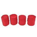 4Pcs Horse Leg Warp Self Adhesive Breathable Wear Resistant Animal Leg Bandage for Cows Horses Red, image 3