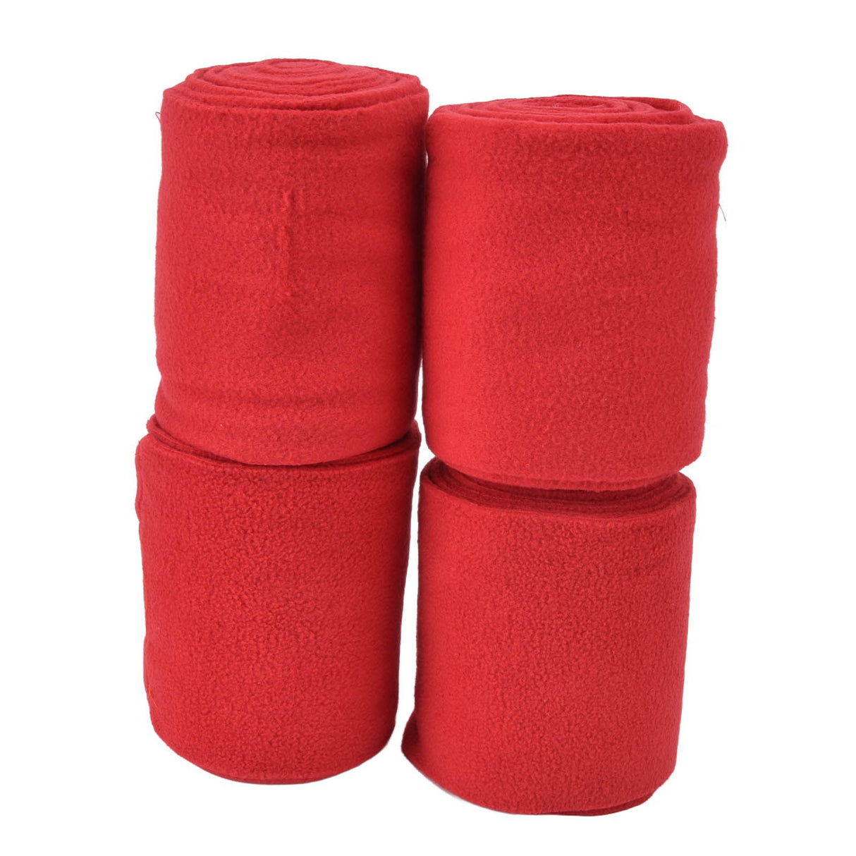 4Pcs Horse Leg Warp Self Adhesive Breathable Wear Resistant Animal Leg Bandage for Cows Horses Red