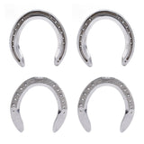 4pcs Horseshoes Aluminum Alloy Light Weight Reliable Practical Horse Riding Accessory for Racecourse Farm No. 5