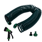 Coil Garden Water Hose 15m/49.2ft EVA 7 Modes Garden Telescopic Spring Tube for Watering Plants Gardens Lawns - Extra Image