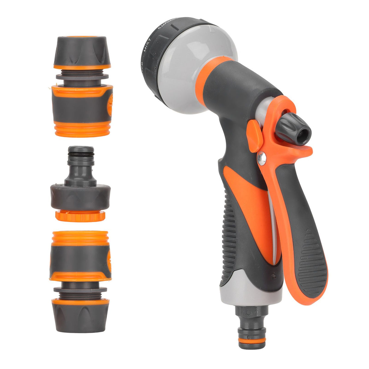 Garden Hose Nozzle Adjustable Ergonomic Tool Free Water Hose Nozzle Sprayer for Outdoor Car Washing Garden Irrigation
