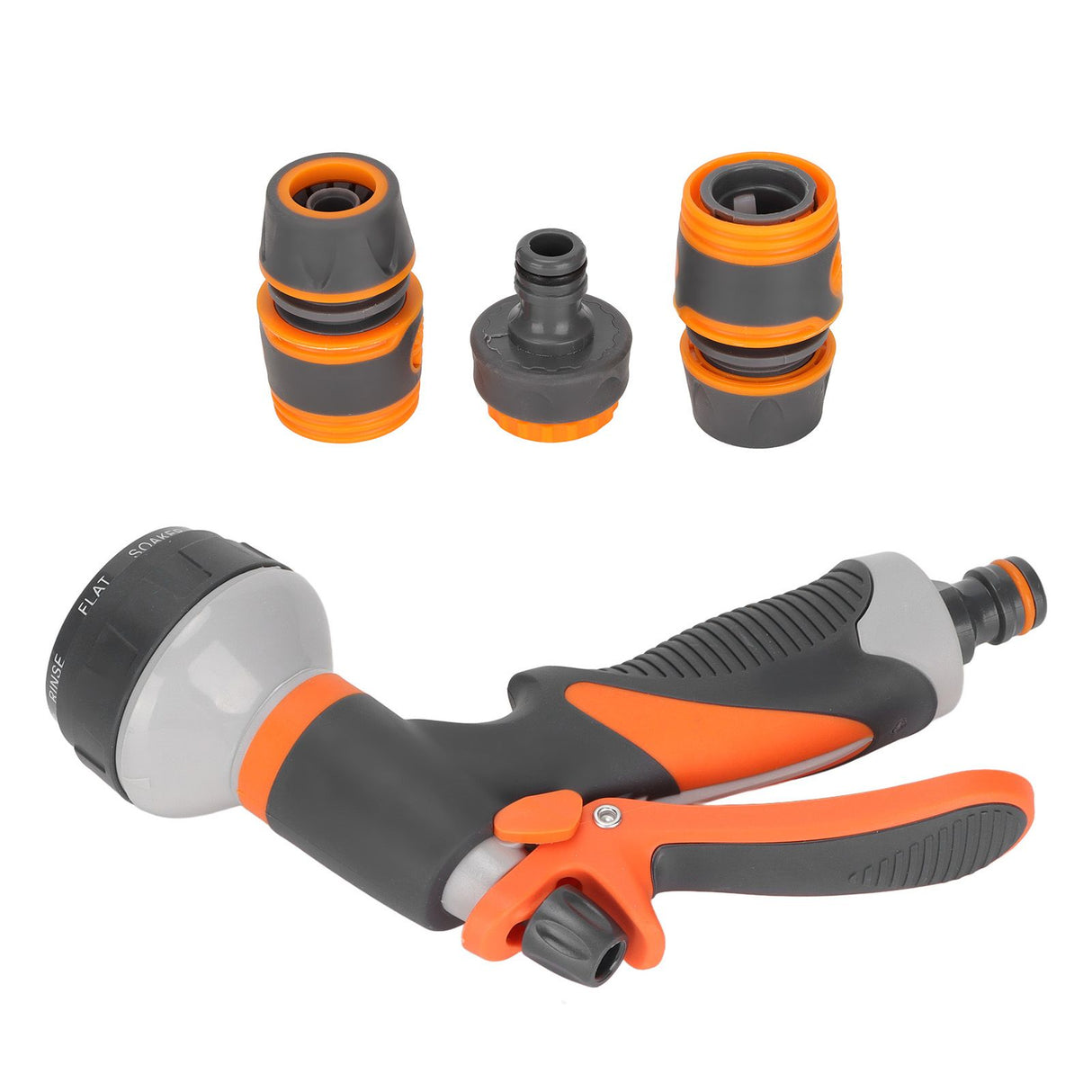 Garden Hose Nozzle Adjustable Ergonomic Tool Free Water Hose Nozzle Sprayer for Outdoor Car Washing Garden Irrigation